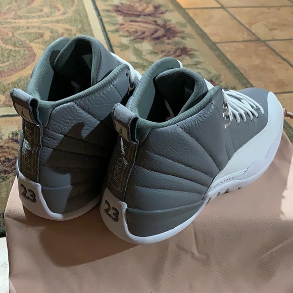 Air Jordan 12 Men’s Retro Stealth Shoes (Premium) - Picture 4 of 11